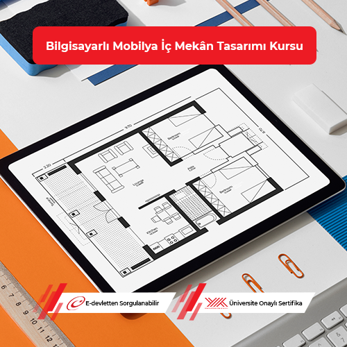 Bilgisayarlı Mobilya İç Mekân Tasarımı Eğitimi