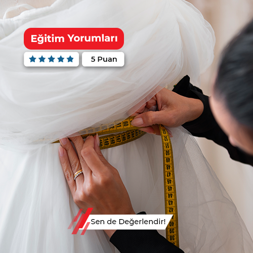 Drapaj Tekniği İle Kadın Gelinlik Dikimi Sertifikası 
