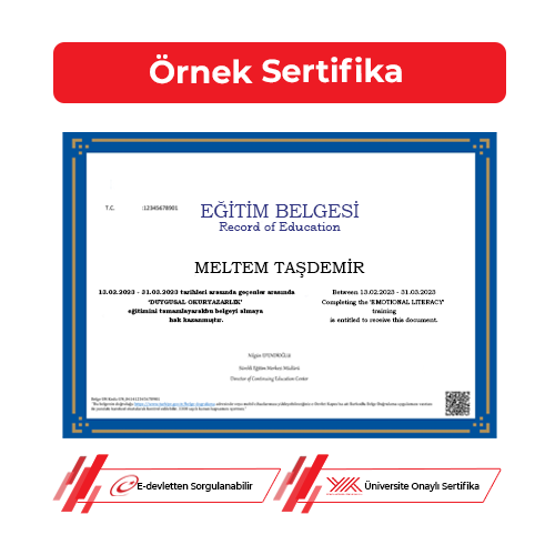 Duygusal Okuryazarlık Sertifikası