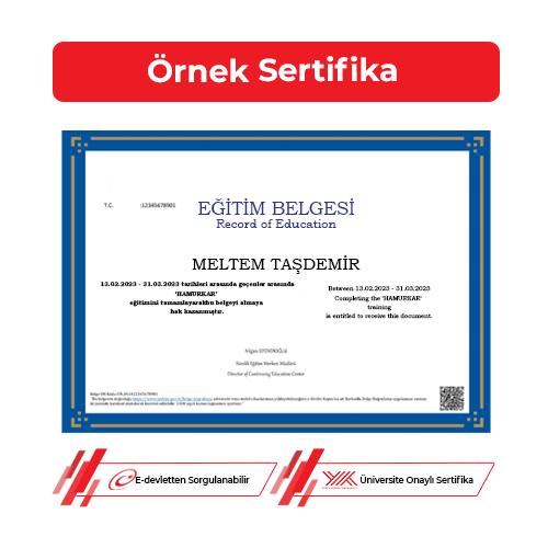 Hamurkâr Sertifikası