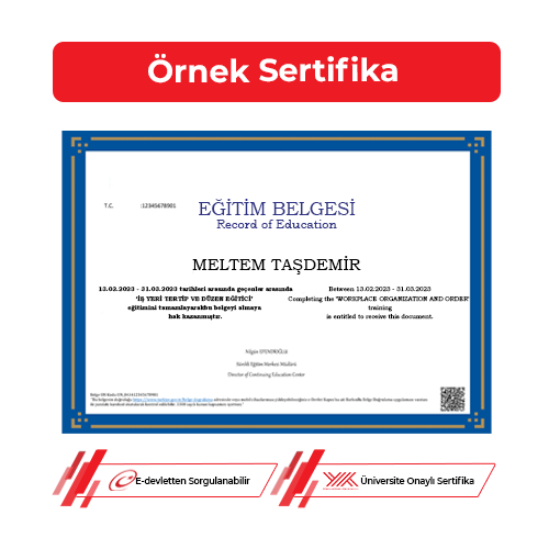 İş Yeri Temizliği ve Düzeni Kursu