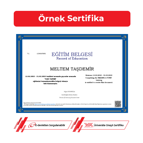 Takı Yapımı Sertifikası